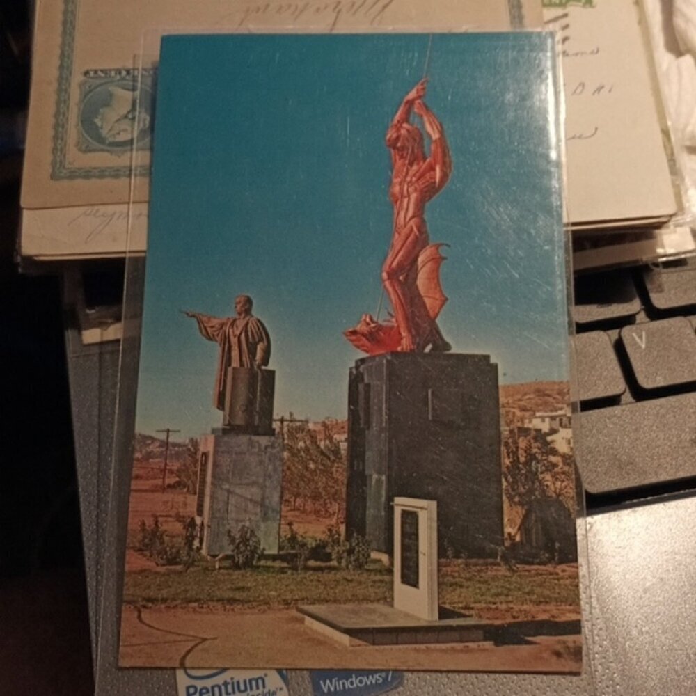 Vintage Nogales Sonora Mexico Don Benito Juarez Postcard